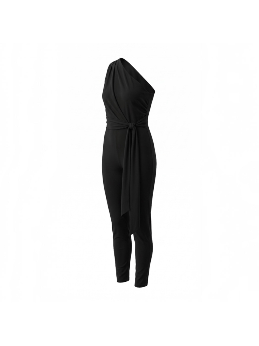 Ronny Kobo Collection Black Draped Jumpsuit - Picture 5 of 9